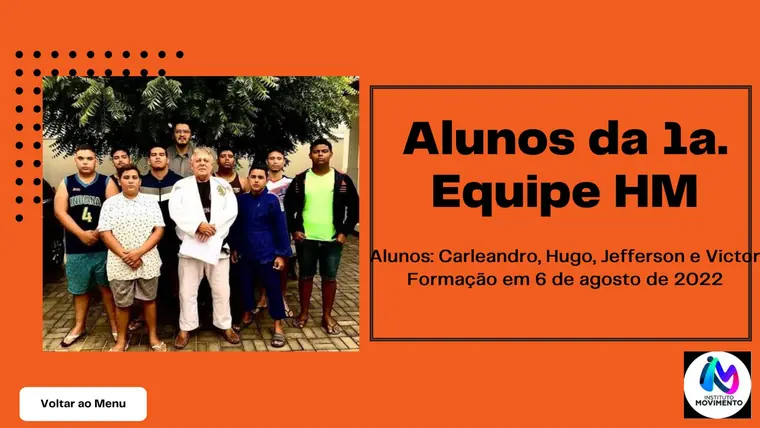 Primeira equipe de jiu-jitsu da escola Helenita Mota