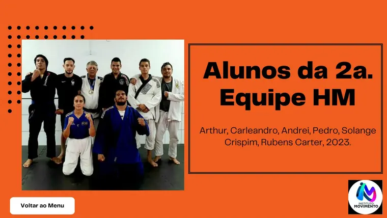 Segunda equipe de jiu-jitsu da escola Helenita Mota