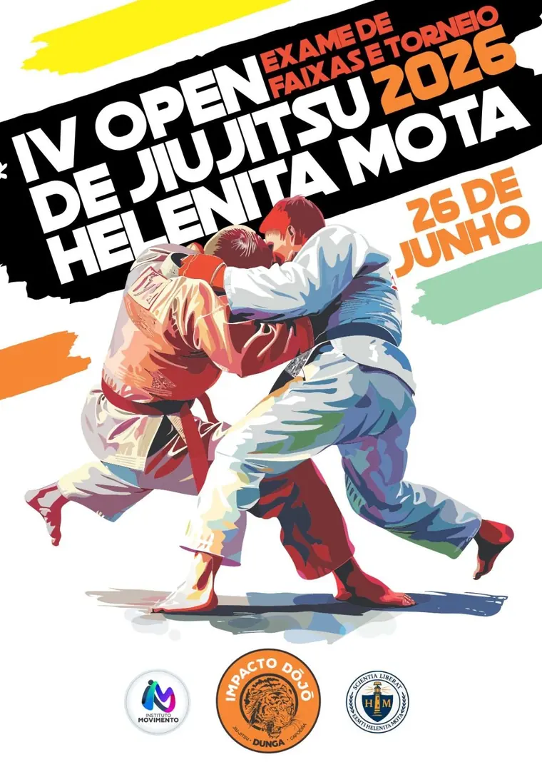 Cartaz do IV Open de Jiu-Jitsu Helenita Mota de 2026