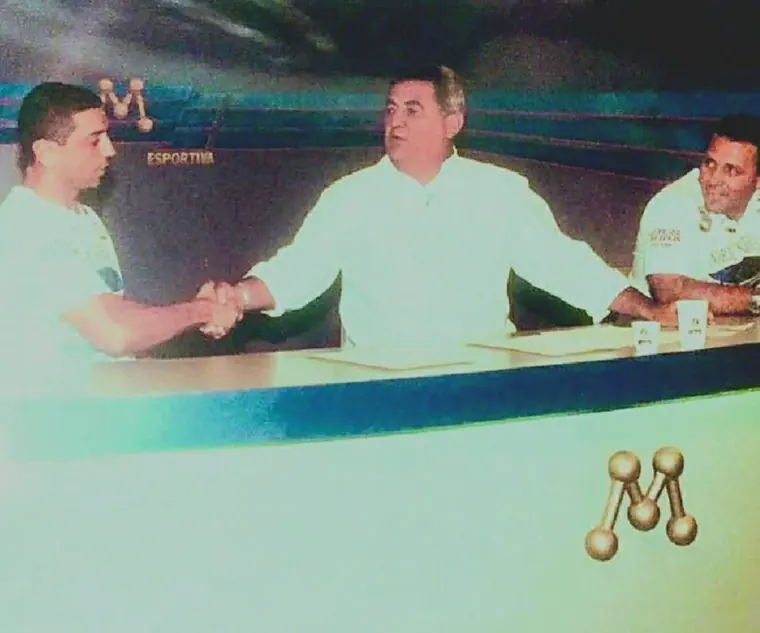 Mestre Dunga em entrevista na Rede Manchete nos anos 90