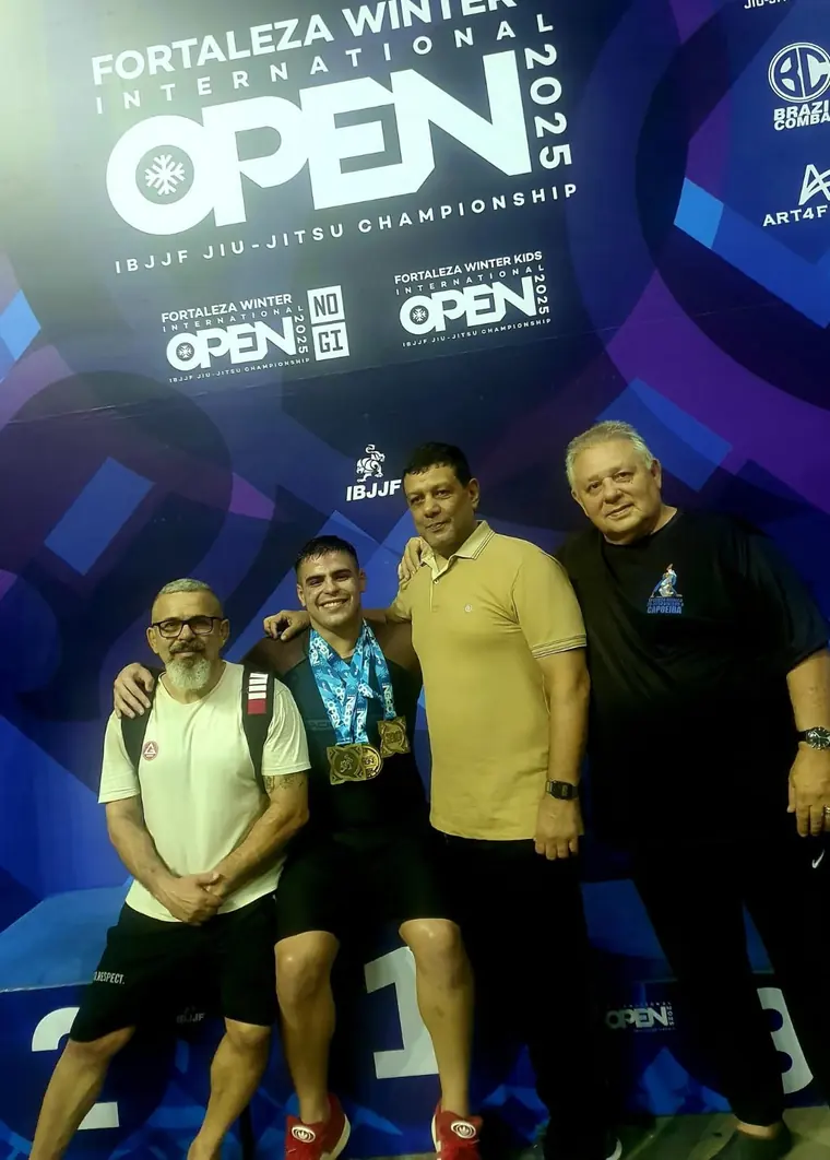 Pódio do Fortaleza Winter International Open de 2025