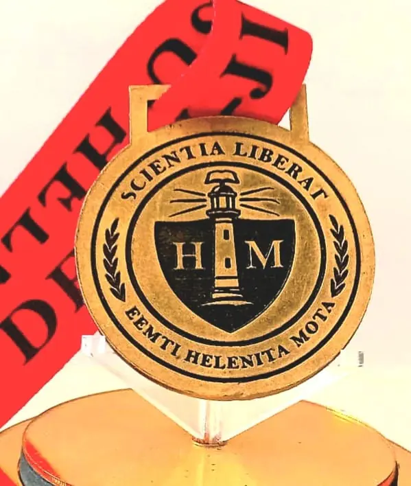 Medalha oficial da escola EEMTI Helenita Mota